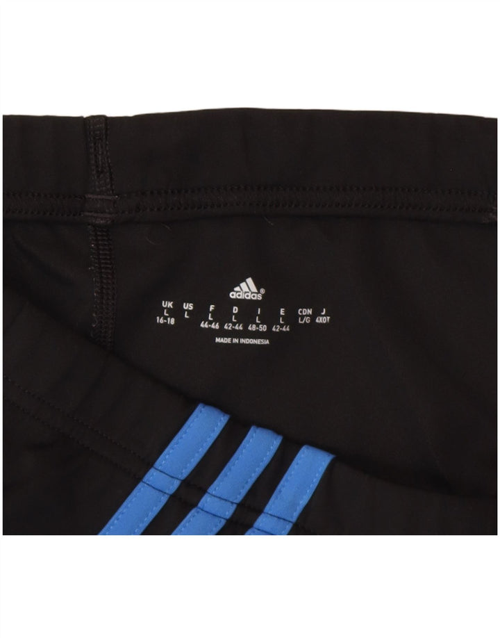 Adidas ženske Capri tajice UK 16/18 veliki crni poliester