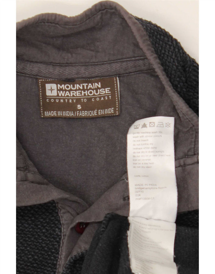 Mountain Warehouse Muški džemper s dugmadima i izrezom Mali tamnoplavi