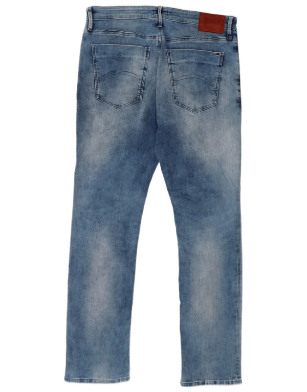 Tommy Hilfiger Mens Scanton Slim Jeans W36 L31 Plavi pamuk