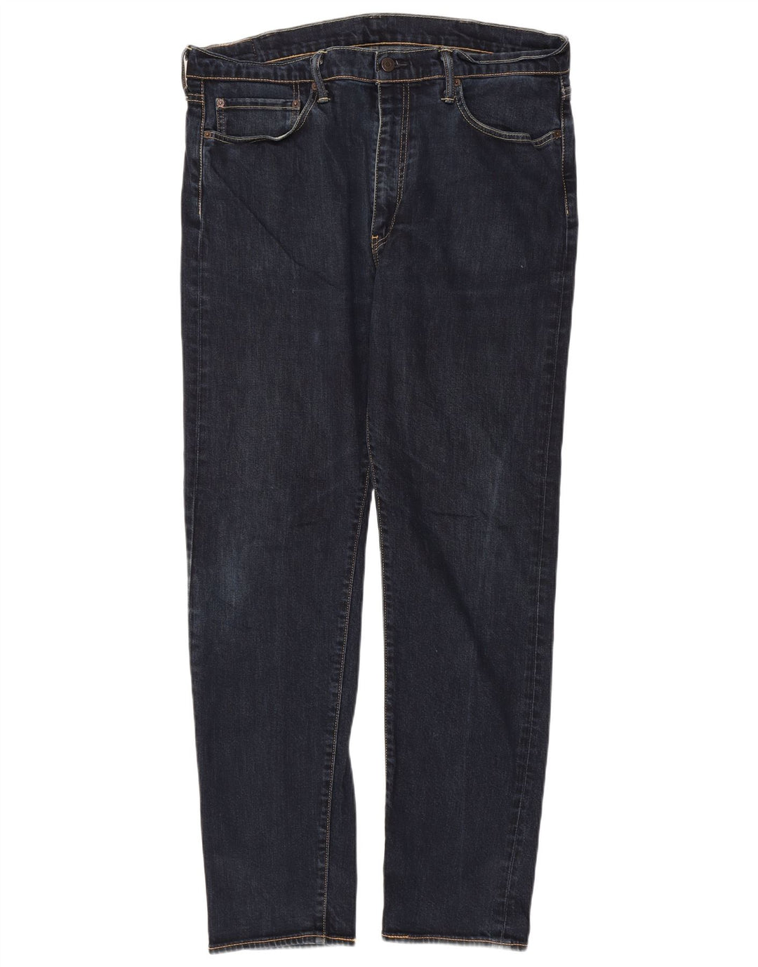 Levi's muške 522 ravne traperice W38 L34 tamnoplavi pamuk