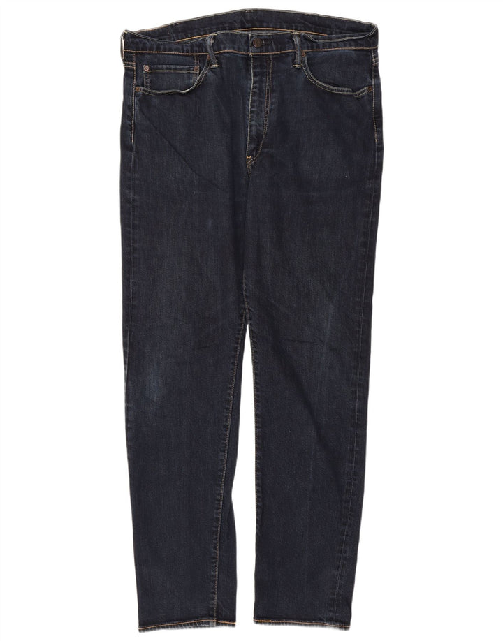 Levi's muške 522 ravne traperice W38 L34 tamnoplavi pamuk