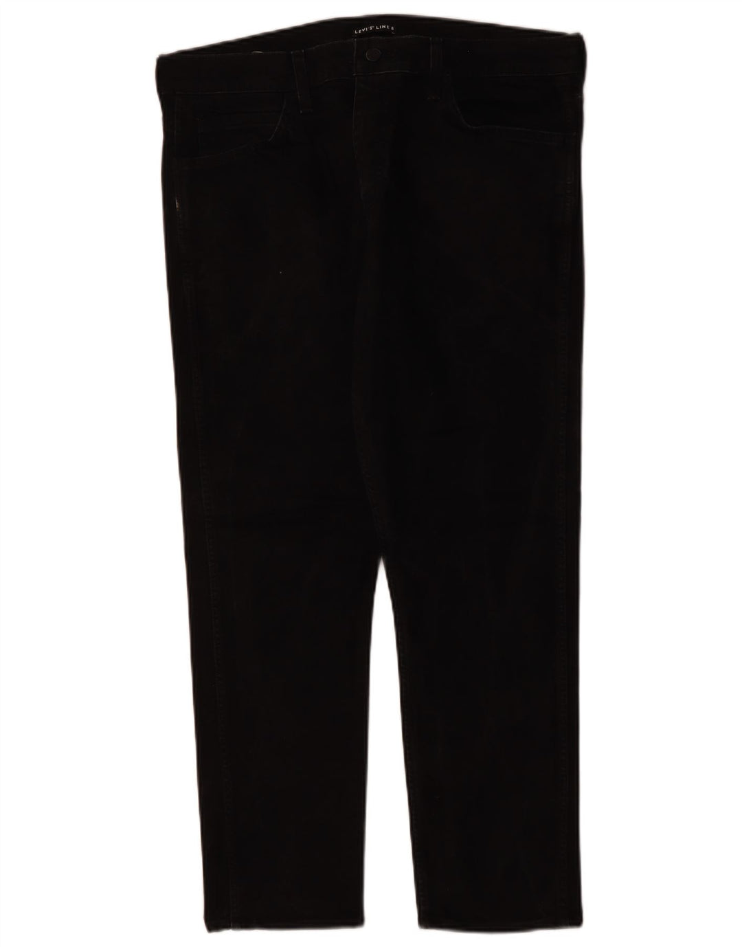 LEVI'S muške ravne traperice W36 L27 crni pamuk