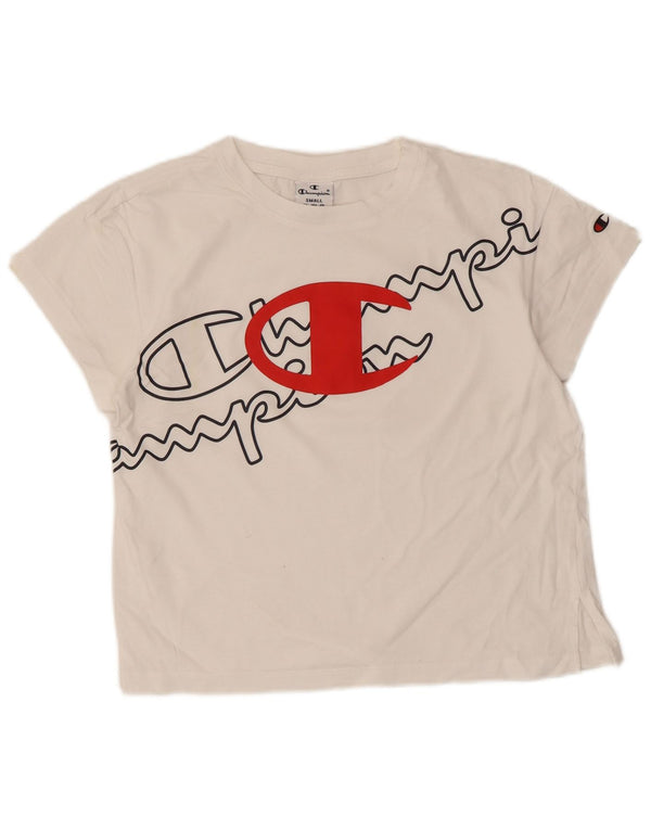 Champion ženska majica kratkih rukava s grafičkim motivima UK 10 Small White