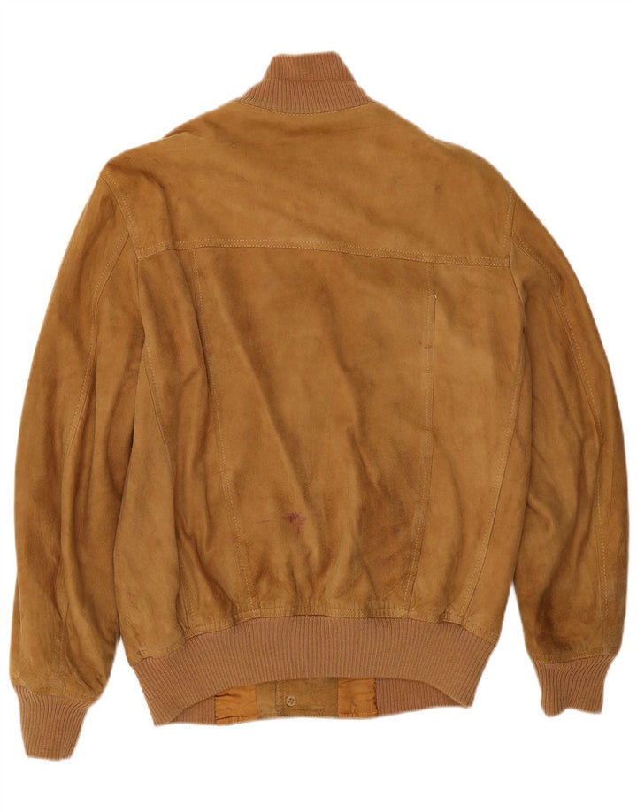 Maren muška bomber jakna od antilopa UK 40 Large Beige Suede