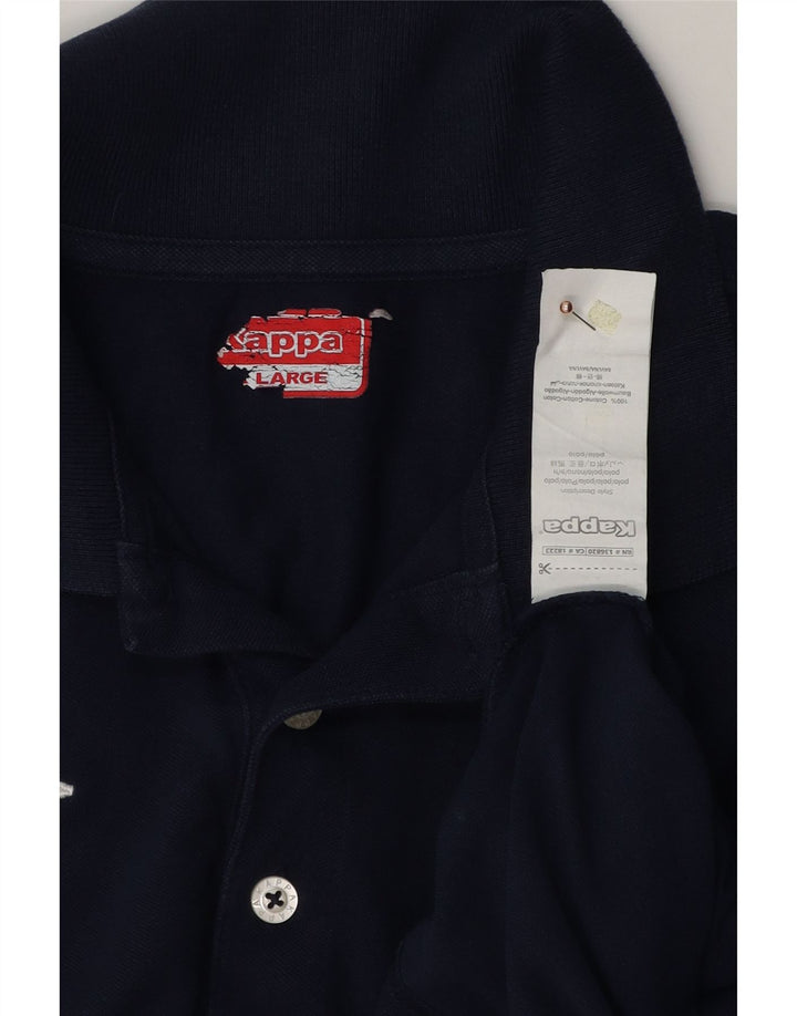 KAPPA muška polo majica velika tamnoplava pamuk