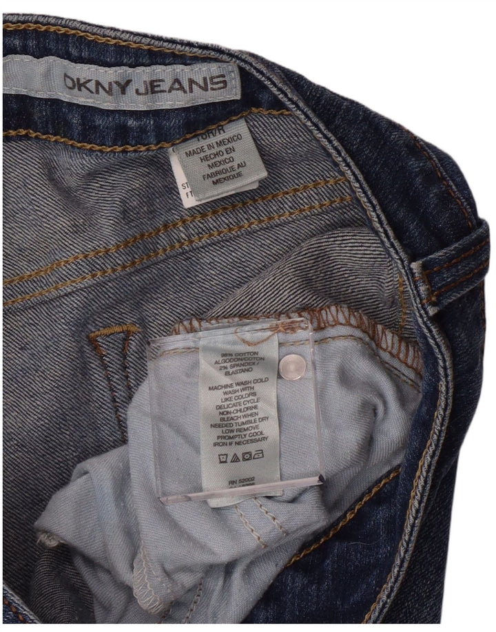 Dkny Ženske Bootcut traperice US 16 2XL W35 L32 Plavi pamuk