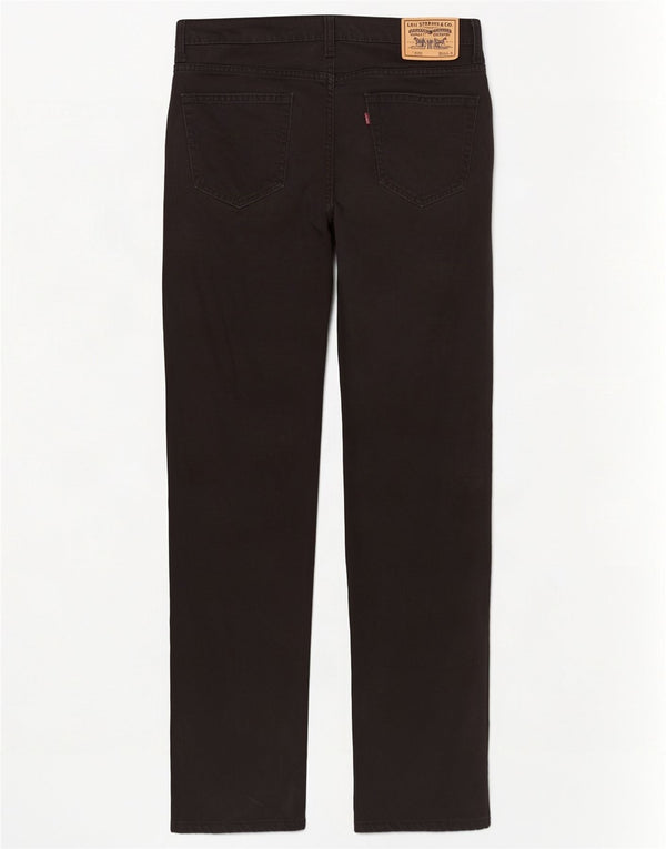 Levi's muške 752 ravne traperice W34 L34 crni pamuk