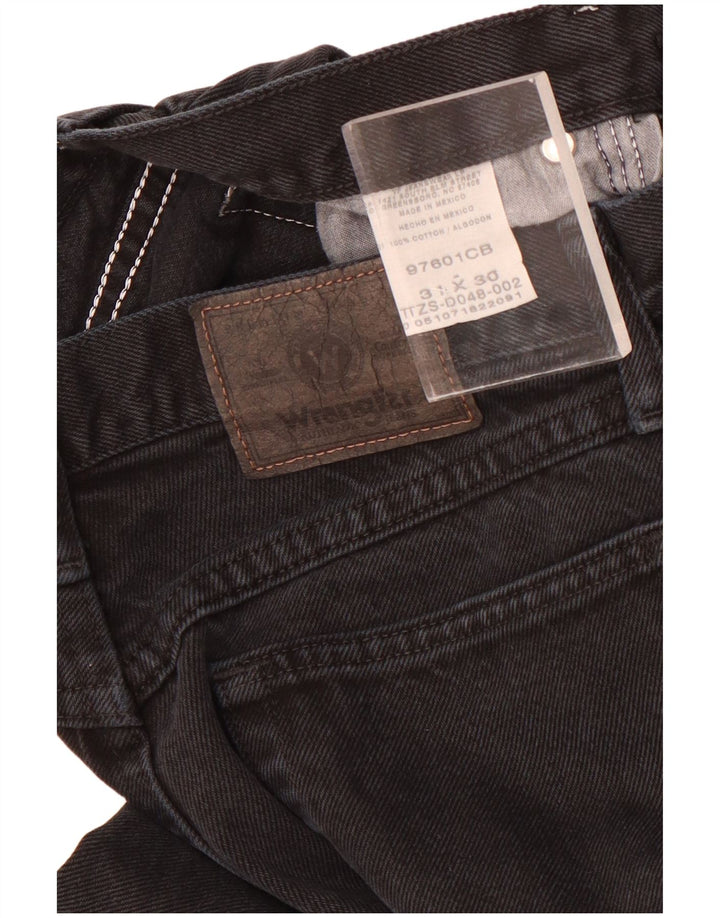 Wrangler muške skraćene traperice W31 L24 crni pamuk