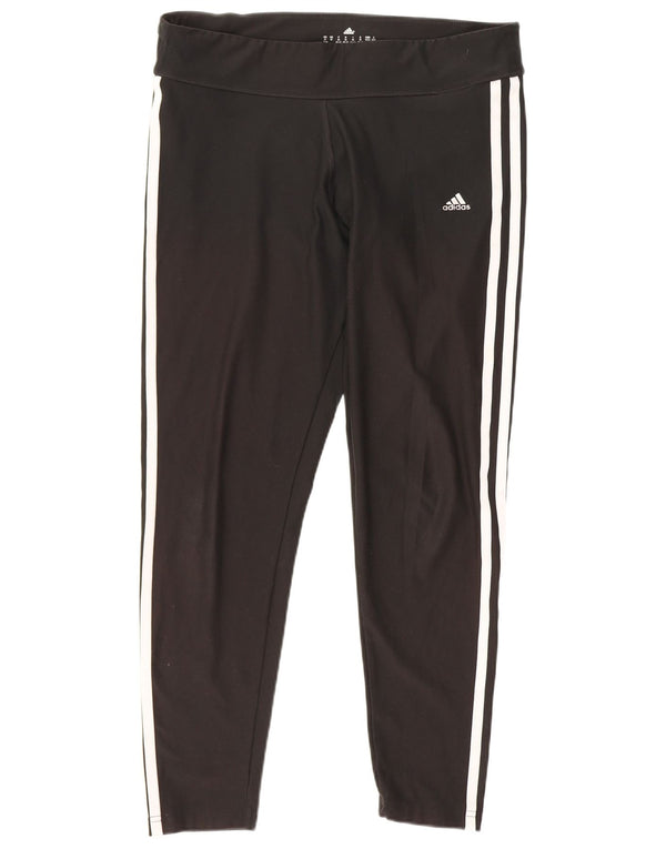 Adidas ženske grafičke tajice UK 12 W30 L25 crni poliester