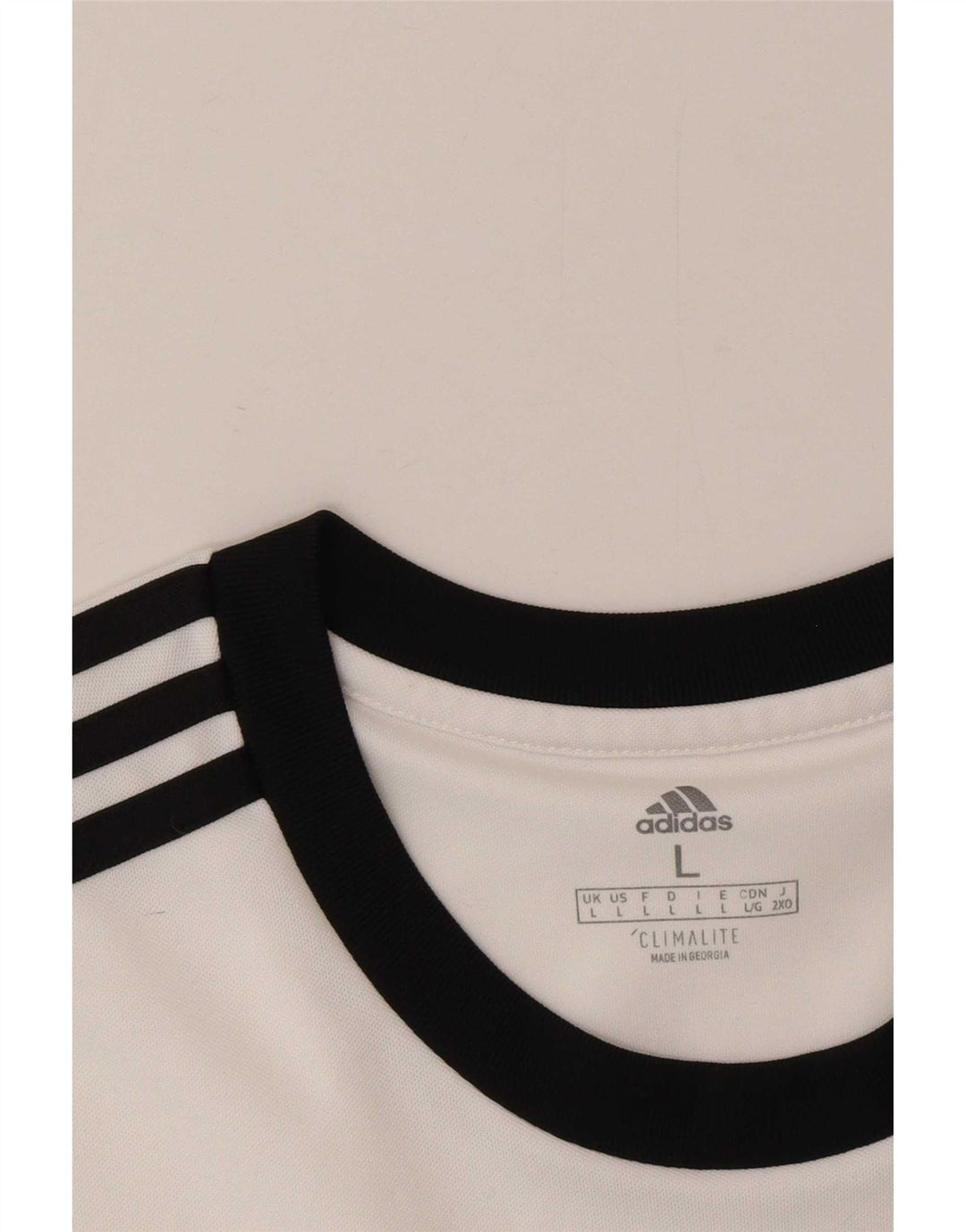 Adidas muška majica Climalite, veliki bijeli poliester