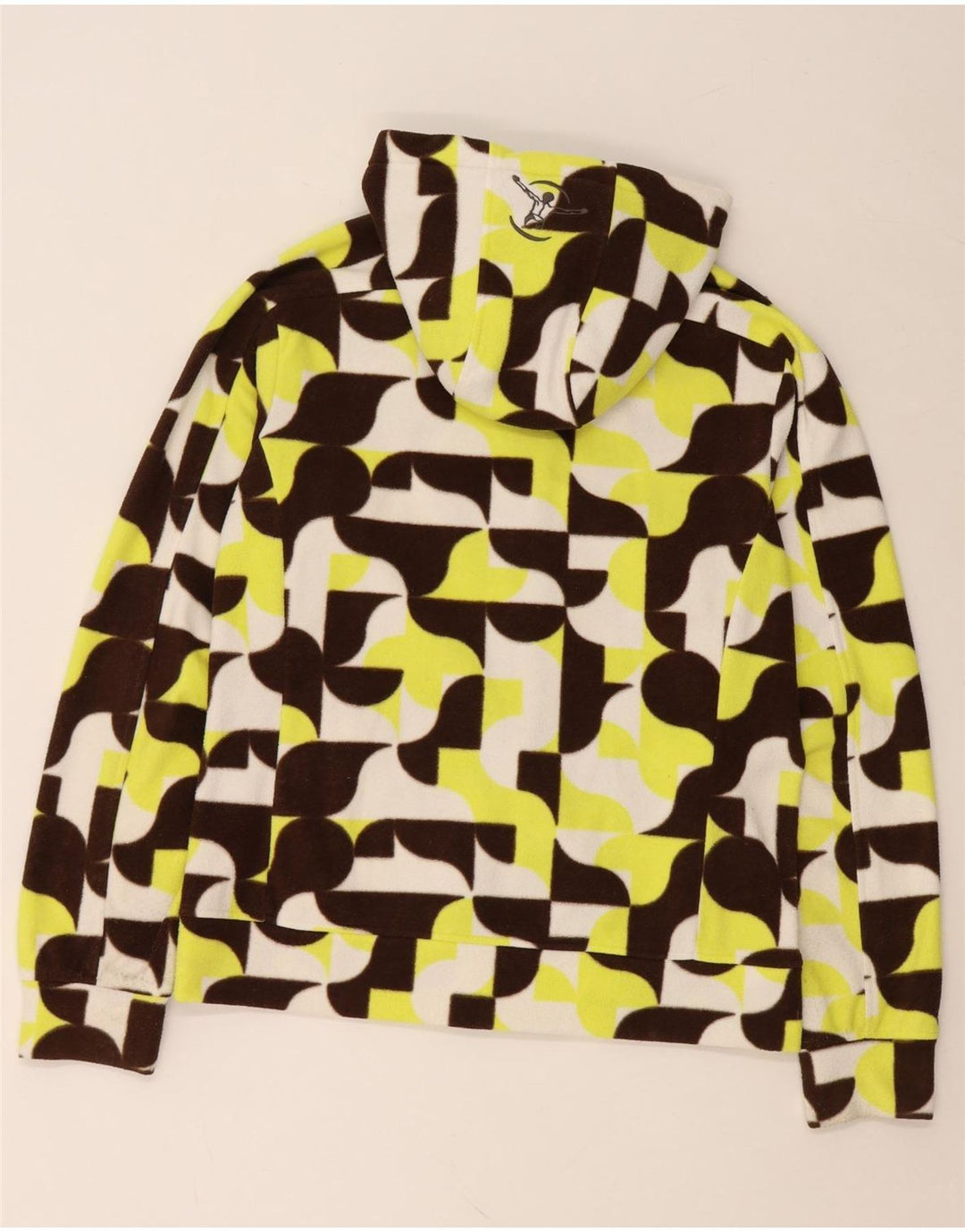 CHIEMSEE Ženska jakna od flisa s kapuljačom UK 18 XL Višebojni geometrijski