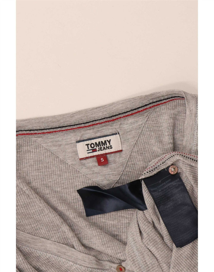 Tommy Hilfiger Ženska majica dugih rukava UK 8 Mala siva viskoza
