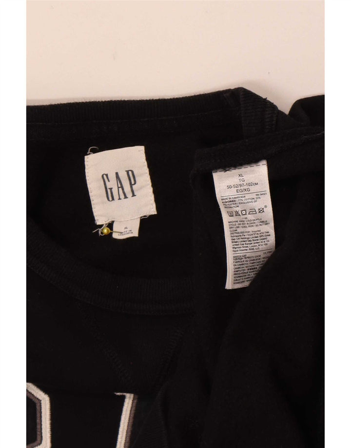 Gap muška majica s grafičkim motivima XL crni pamuk