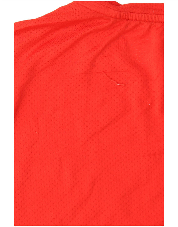 RUSSELL ATHLETIC Muški Dri-Power prsluk Mali crveni Colourblock poliester