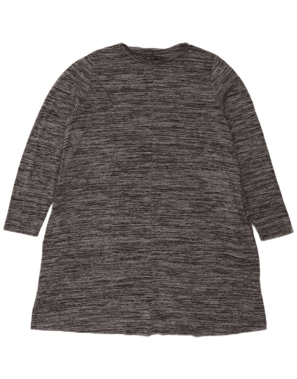 Marks & Spencer Ženska džemper haljina UK 18 XL Sivi flekasti poliester