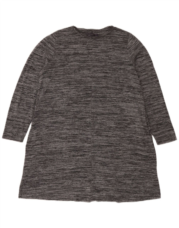 Marks & Spencer Ženska džemper haljina UK 18 XL Sivi flekasti poliester