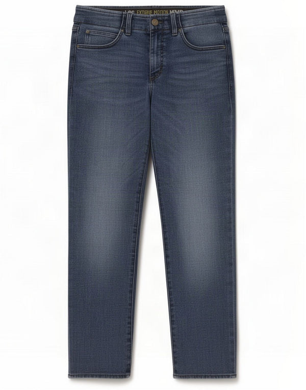 Lee Mens Extreme Motion Straight Tapered Jeans W32 L28 Blue Cotton
