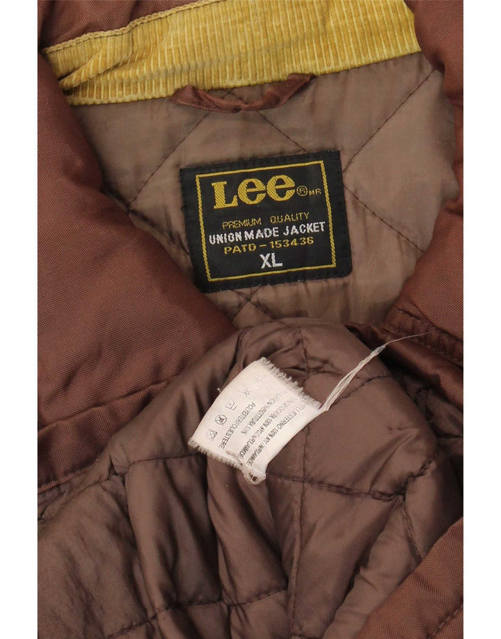 Lee muška podstavljena jakna UK 42 XL smeđi najlon
