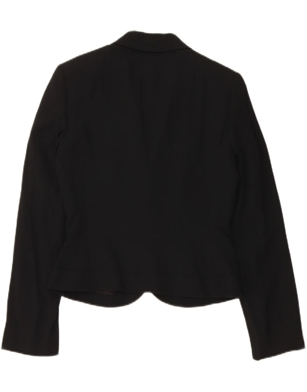 Seventy kratki ženski sako sa 1 gumbom IT 40 Mala crna viskoza