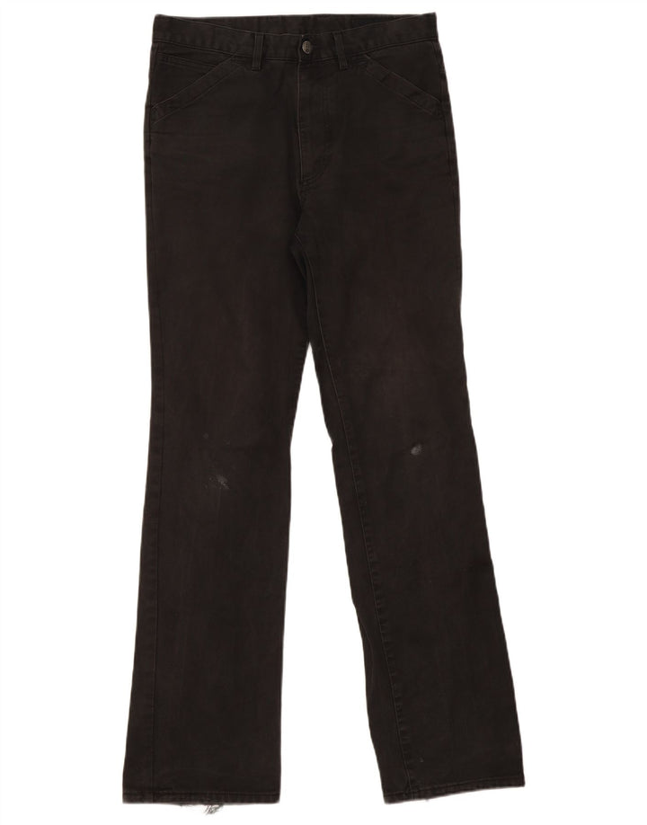 Gas muške ležerne hlače s bootcut W31 L32 crne