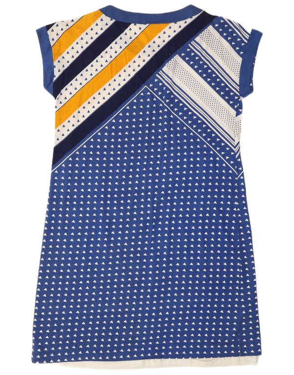 Romy ženska majica kratkih rukava UK 18 XL plavi geometrijski poliamid