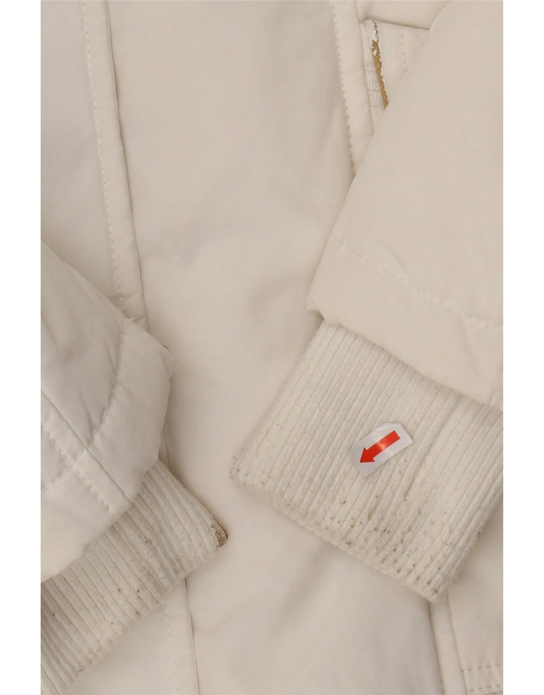GAS Womens Padded Coat IT 38 XS White Cotton Vintage Gas and Second-Hand Gas from Messina Hembry 