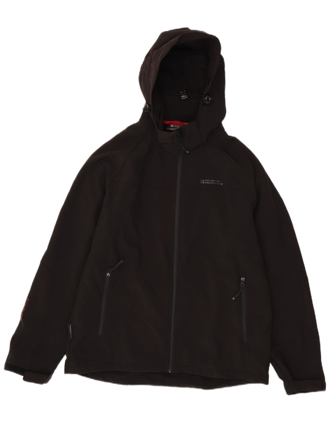 MOUNTAIN WAREHOUSE muška vjetrovka s kapuljačom UK 40 velika crna