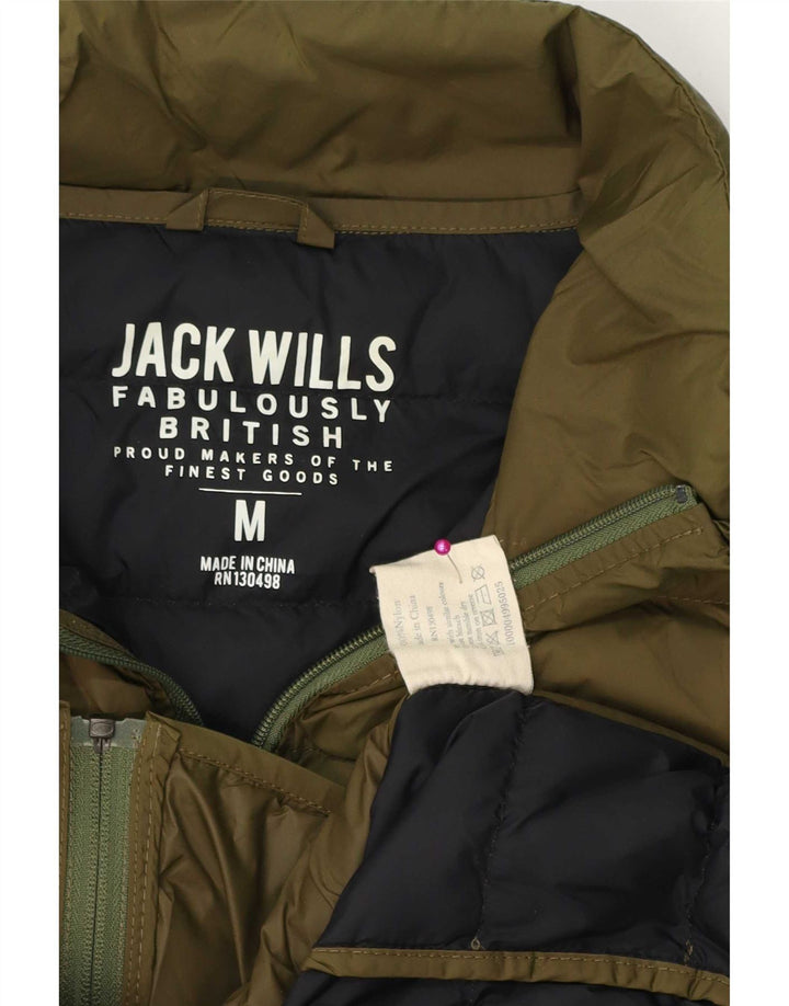 Jack Wills muška podstavljena jakna UK 38 srednje zelene najlonske boje