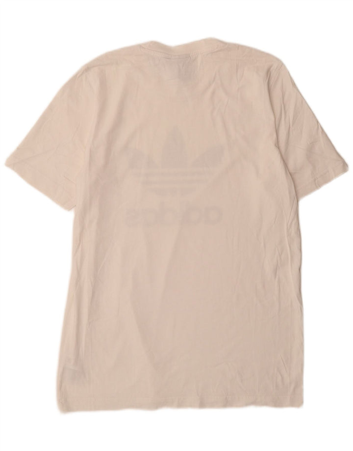 Adidas muška majica kratkih rukava s grafičkim motivima, srednji bijeli pamuk