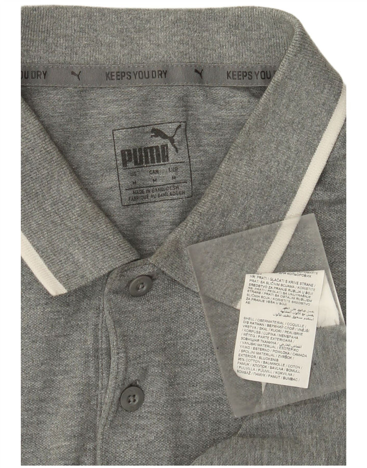 Puma muška polo majica srednje sivi pamuk