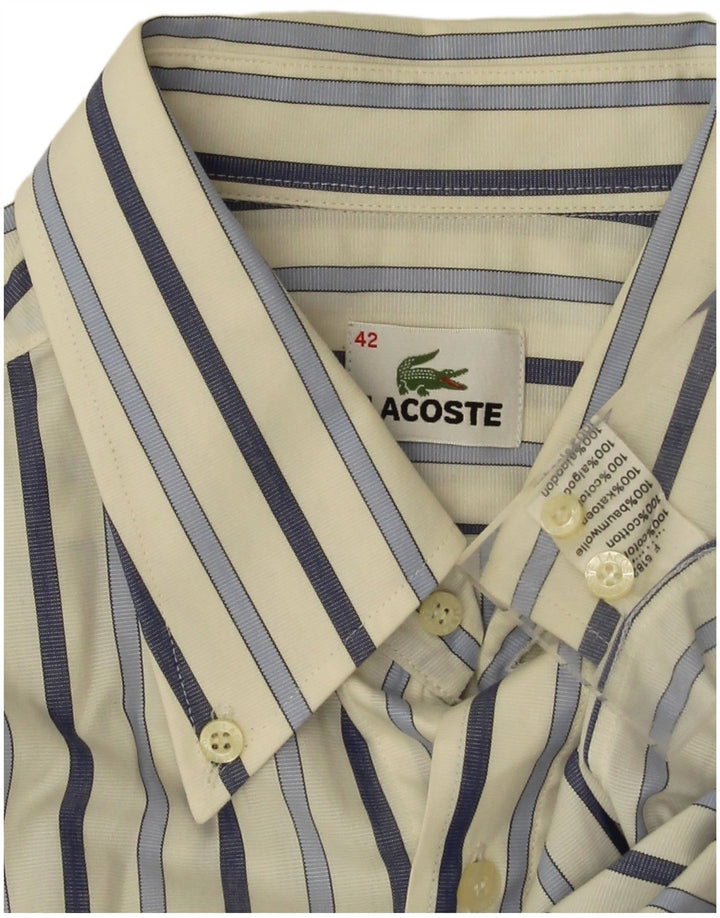 Lacoste muška košulja, veličina 42, pamuk na velike bijele pruge