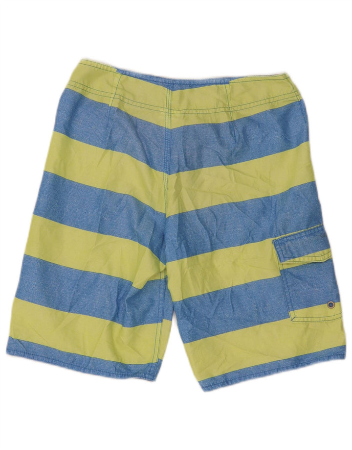 Quiksilver muške kratke hlače za kupanje XS plavi prugasti poliester