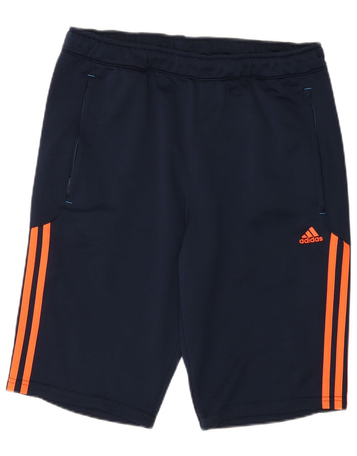 ADIDAS muške sportske kratke hlače Climalite Medium tamnoplavi poliester