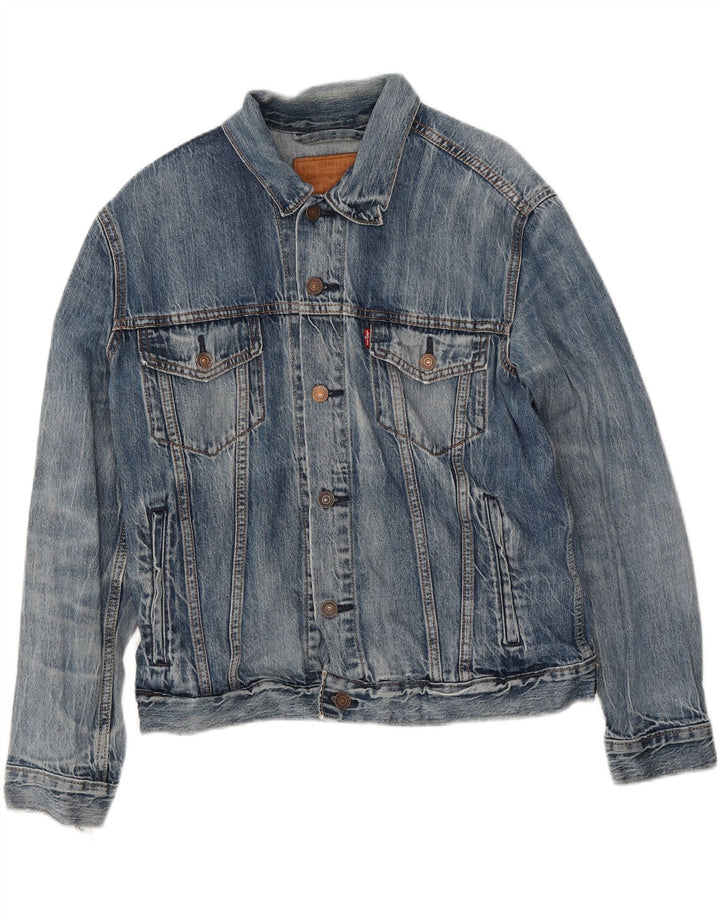 Levi's muška traper jakna UK 38 srednje plavi pamuk