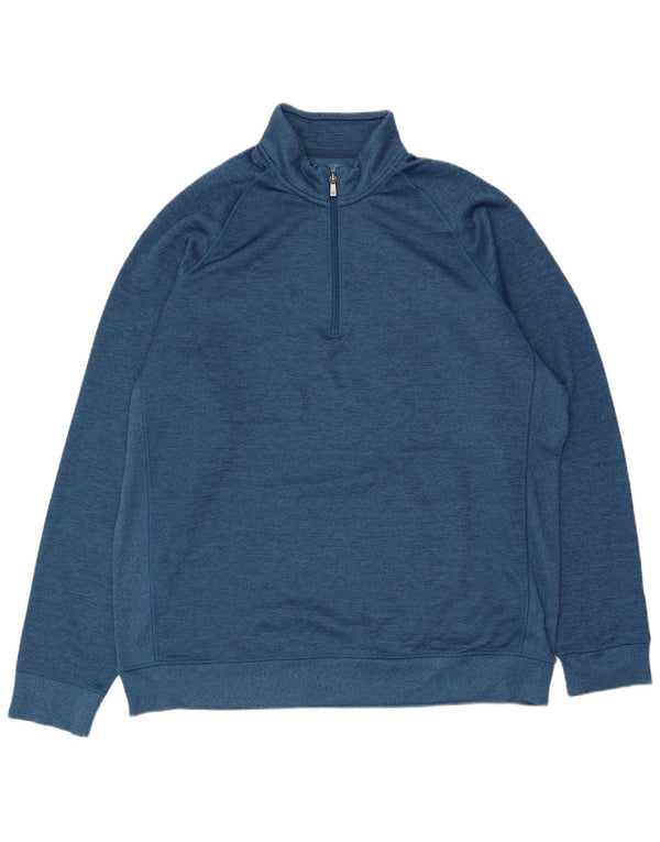 Under Armour muška majica s izrezom s patentnim zatvaračem XL plava