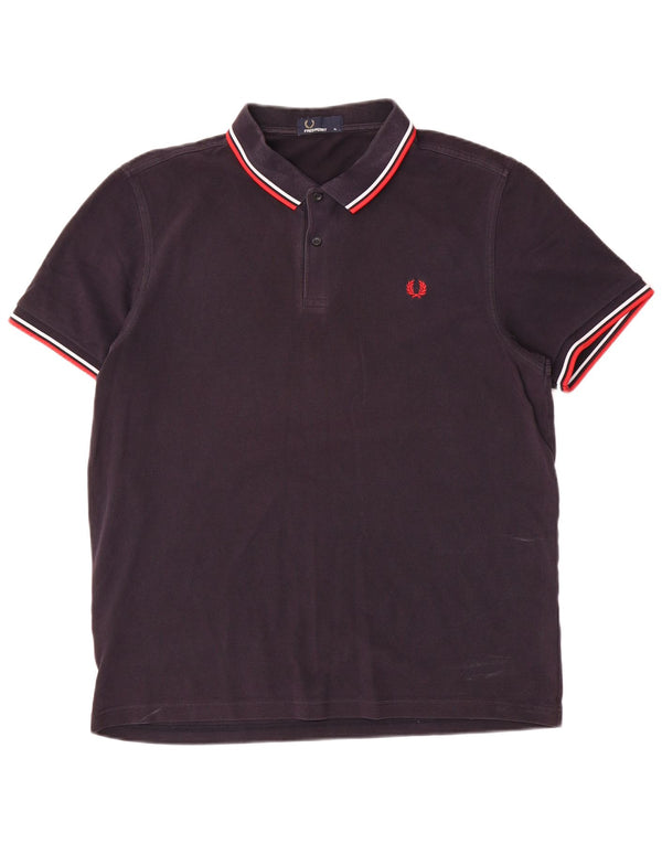 Fred Perry muška polo majica XL tamnoplavi pamuk