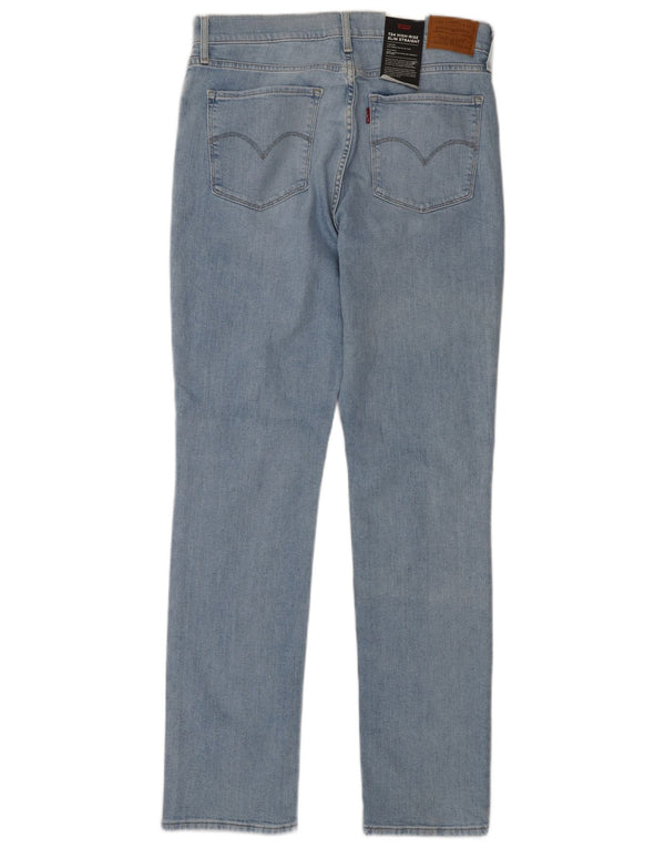 Levi's ženske 724 ravne traperice visokog struka W30 L32 plavi pamuk