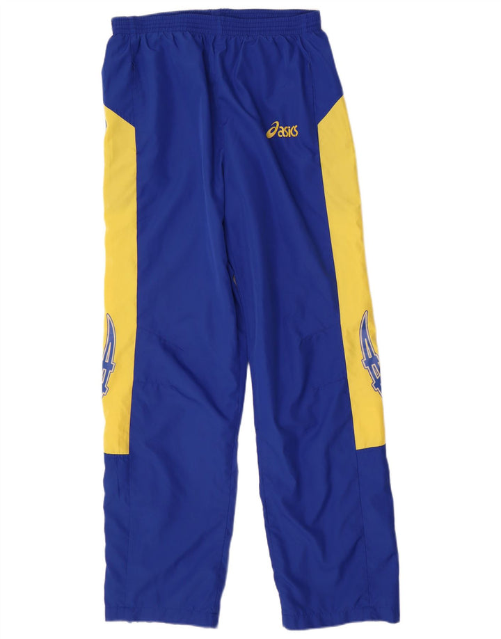 Asics muška trenirka s grafičkim motivima, veliki plavi poliester