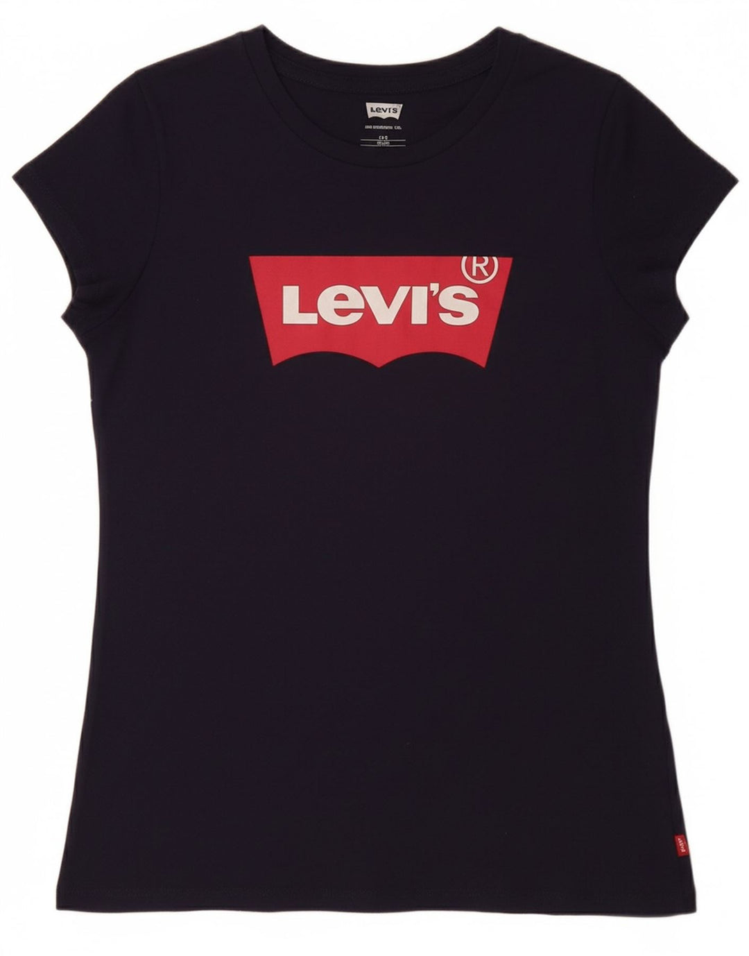 LEVI'S majica kratkih rukava za djevojčice 15-16 godina tamnoplavi pamuk