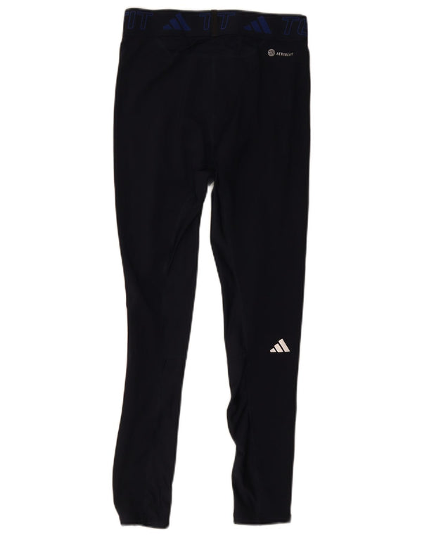 Adidas ženske aeroready tajice UK 12 Medium tamnoplavi poliester