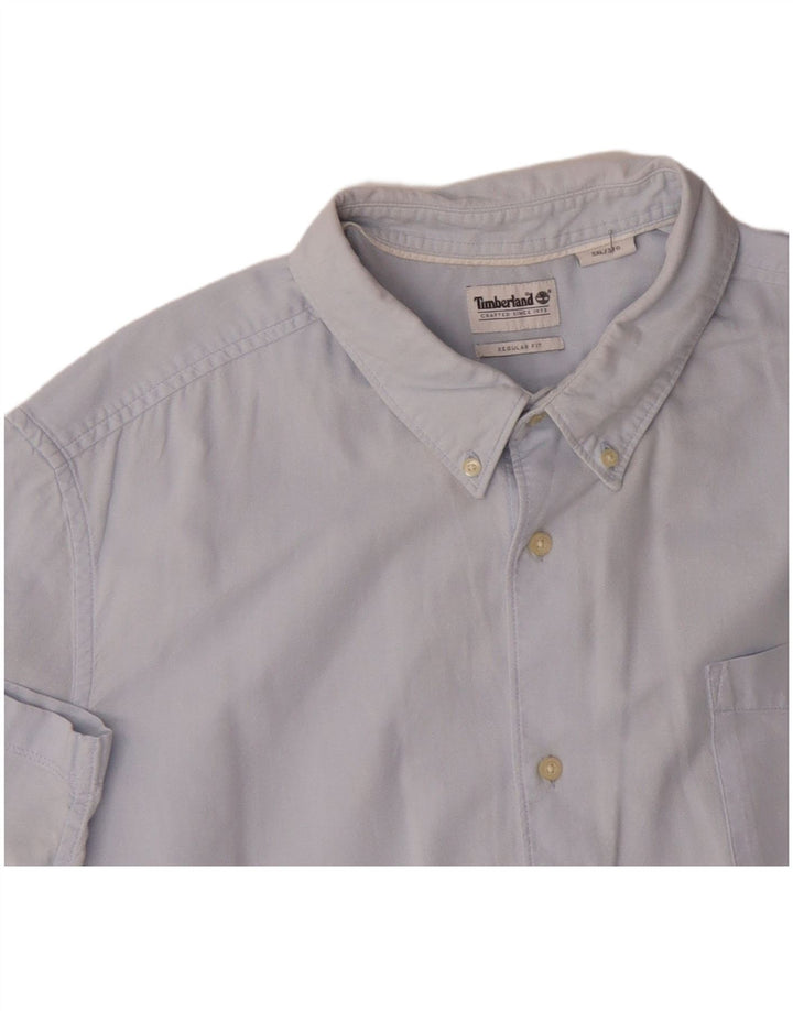 TIMBERLAND Muška majica kratkih rukava standardnog kroja 3XL, plavi pamuk