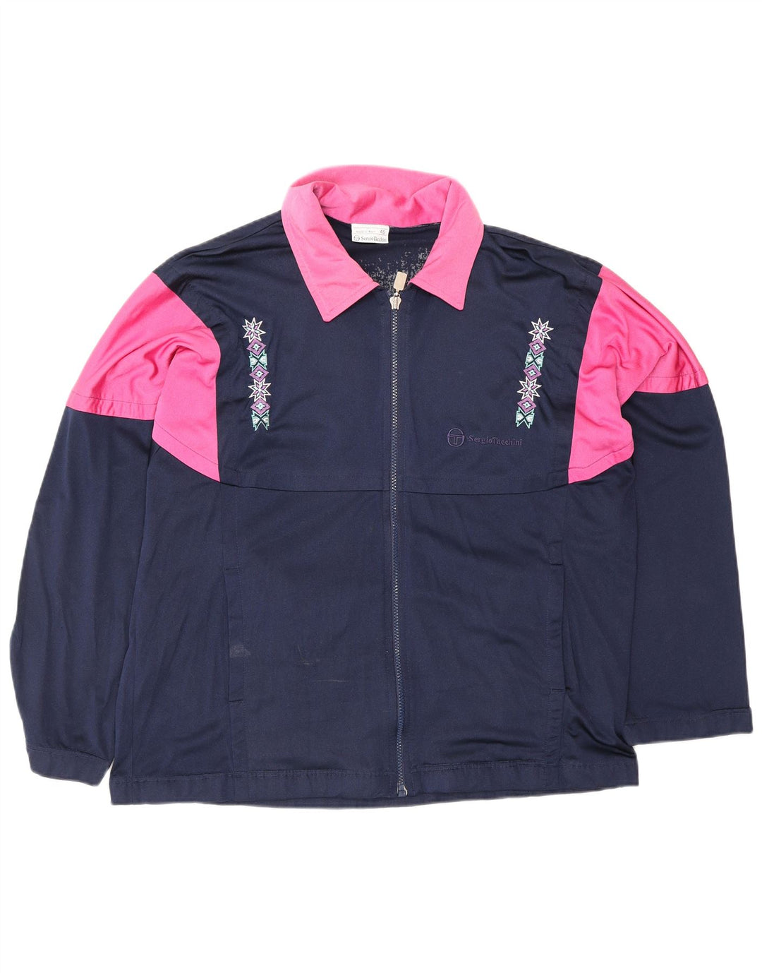 SERGIO TACCHINI Muška trenirka s grafičkim motivima, mala tamnoplava jakna