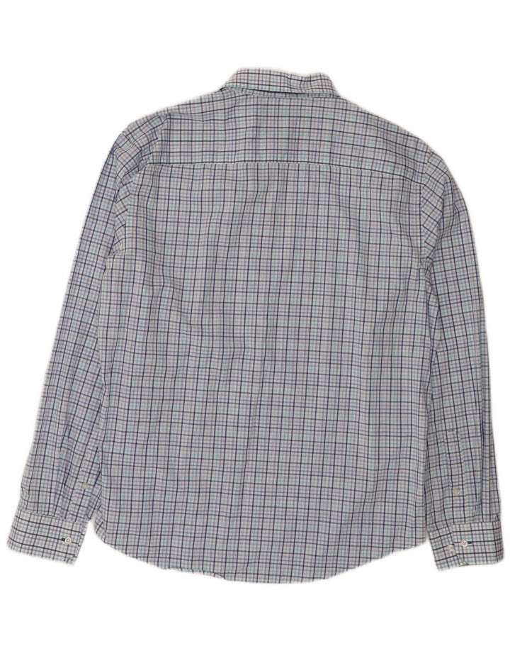 Izod muška košulja veličine 16 1/2 veliki plavi karirani pamuk