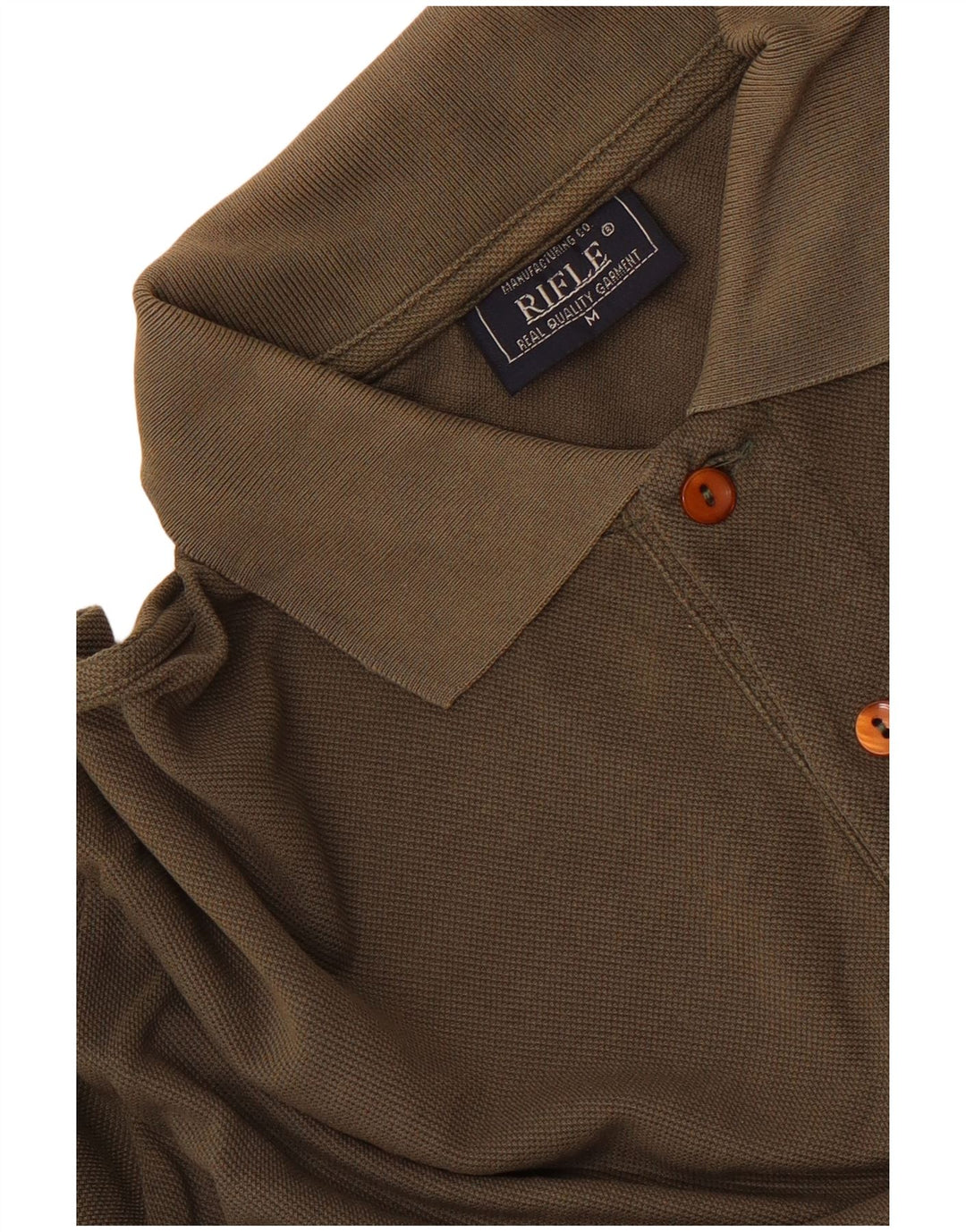 Rifle muška polo majica srednje boje kaki