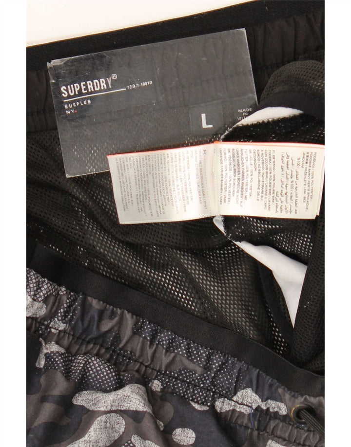 Superdry muške kratke hlače za kupanje, veliki višebojni maskirni poliester