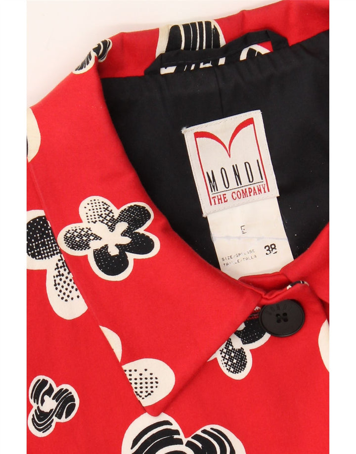 Mondi muška jakna sa 4 gumba EU 38 srednje crvene cvjetne boje