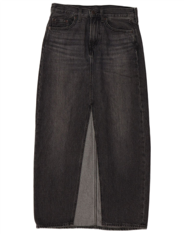 LEVI'S ženska traper suknja W25 XS sivi pamuk