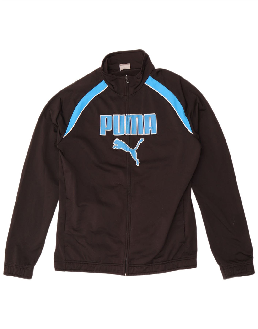 Puma muška trenirka s grafičkim motivima, gornja jakna srednje crne boje, poliester