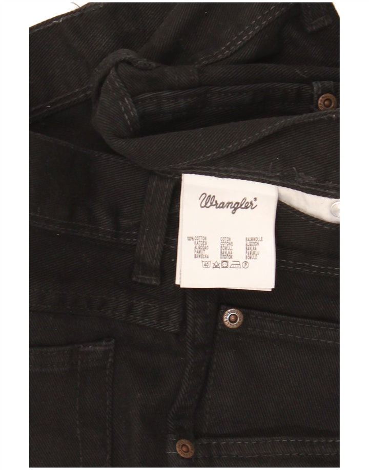 Wrangler muške ravne traperice regularnog kroja W38 L30 crni pamuk