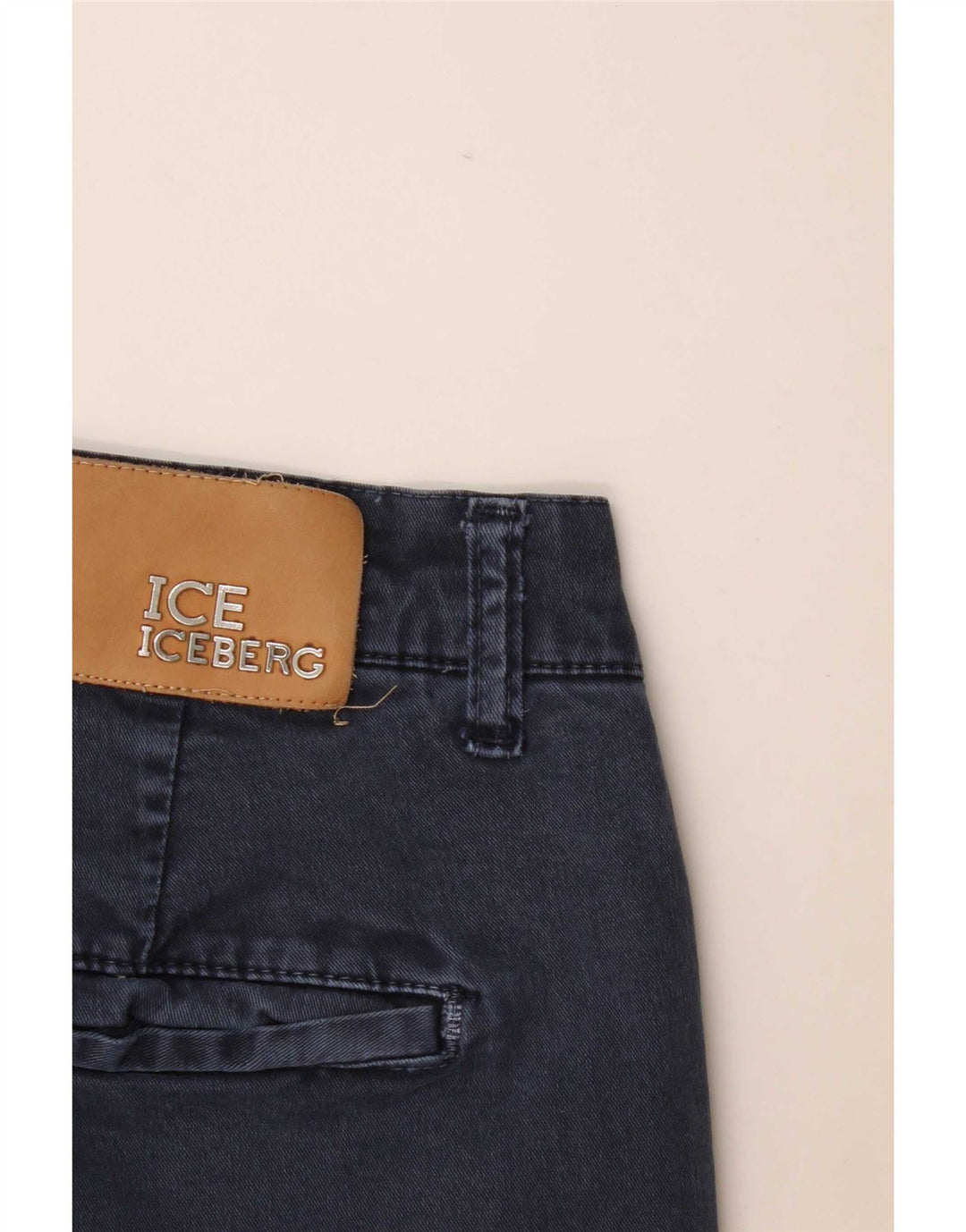 Iceberg ženske uske chino hlače W32 L29 tamnoplave